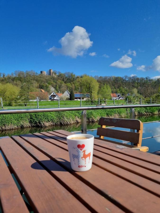 Ferienhaus Diemelaue Mit Klimaanlage Bad Karlshafen Dış mekan fotoğraf
